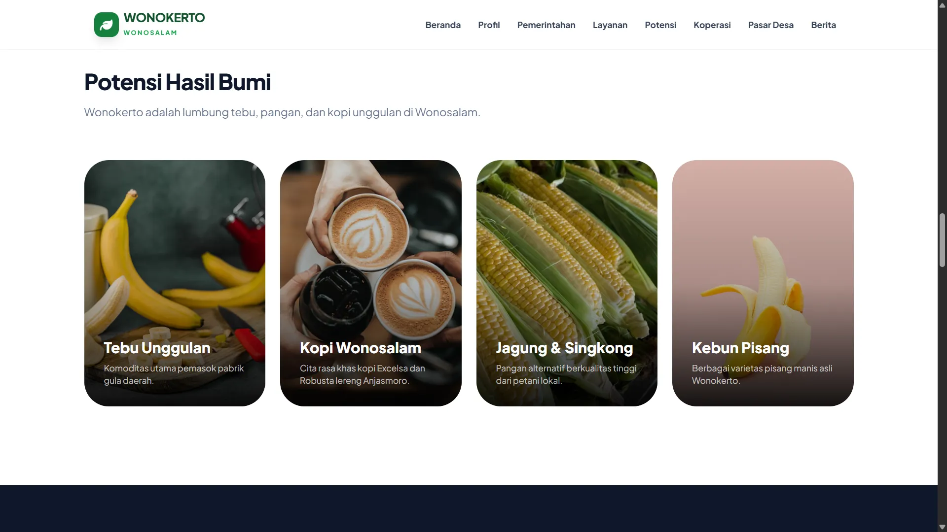 Website Desa Wonokerto